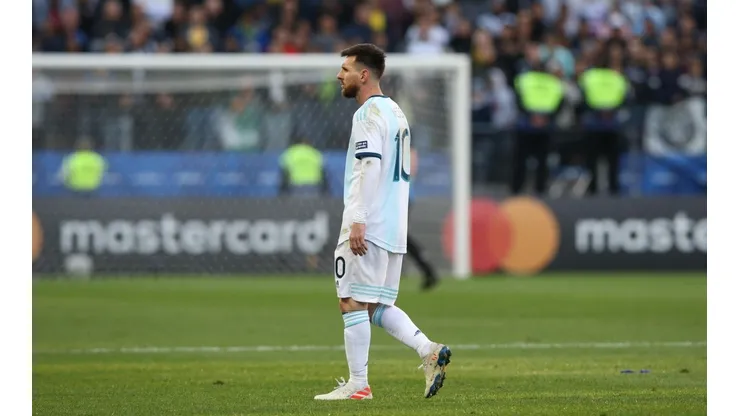 Foto de Lionel Messi, jugador de la Selección Argentina.