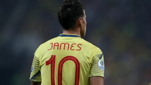 Foto de James Rodríguez, jugador de Colombia.