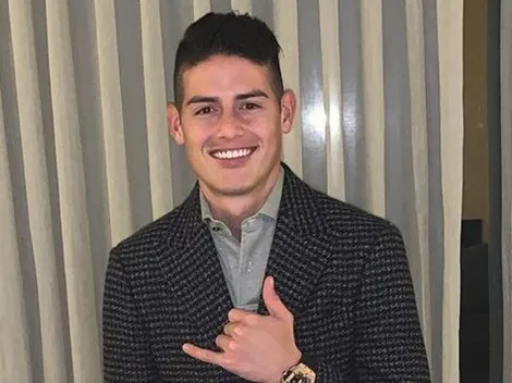 Explotaron en Napoli con la foto que circula en las redes de James Rodríguez