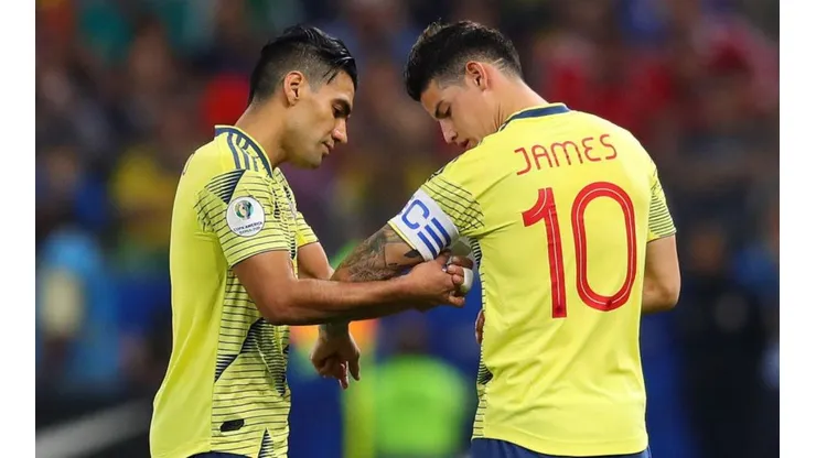 James Rodríguez en la Copa América 2019.