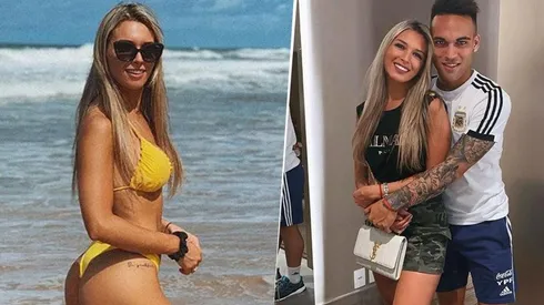 Bien pegaditos y besándose en el mar: la foto de Agus Gandolfo con Lautaro Martínez