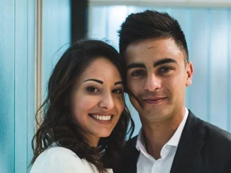 La novia del Pity Martínez le "robó", subió fotito a Instagram y lo trolleó en la descripción