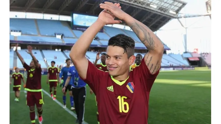 Ronaldo Lucena con los colores de su seleccionado.