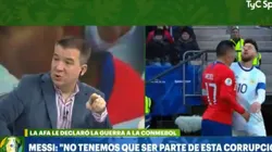 Recondo, re caliente, contó la sanción que le quieren poner a Messi y hasta amenazó a Conmebol