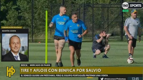 En TNT Sports contaron que Burdisso se juntó con el representante del reemplazante de Benedetto