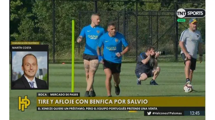En TNT Sports contaron que Burdisso se juntó con el representante del reemplazante de Benedetto