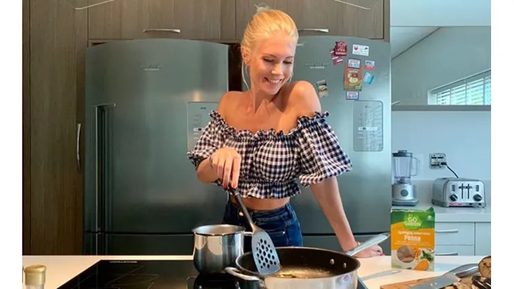 Para Wanda, con amor: la novia de Maxi López mostró que no necesita ningún filtro de edición