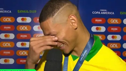 La emoción de Richarlison.