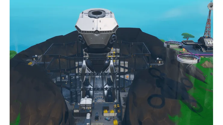 ¡El robot de Fortnite ya es más alto que el Volcán!