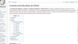 Es viral: modificaron en Wikipedia la información de la Confederación Brasileña de Fútbol