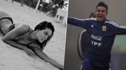 Oriana Sabatini y Paulo Dybala.
