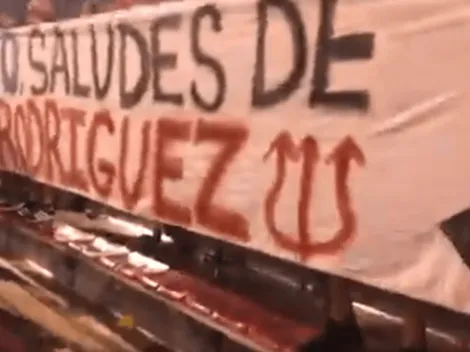 El polémico 'trapo' de hinchas de América dedicado a Jorge Luis Pinto