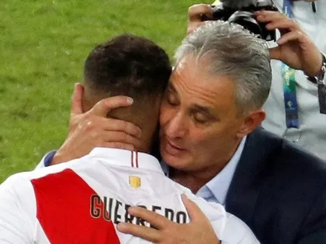Reconocimiento para un grande: el saludo de Tité a Paolo Guerrero