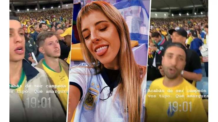 Nati Jota troleó a los brasileros.