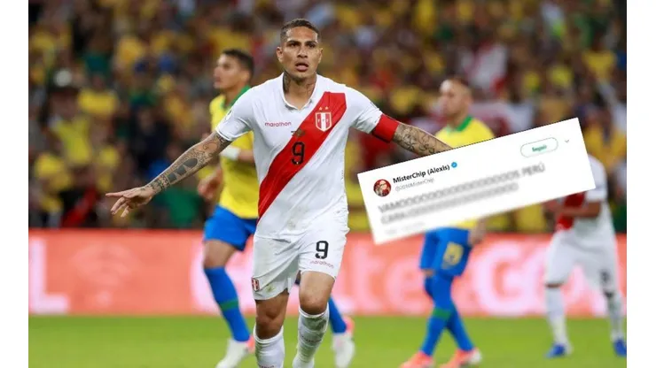 Todos contra Brasil: MisterChip enloqueció con el gol de Paolo Guerrero para Perú