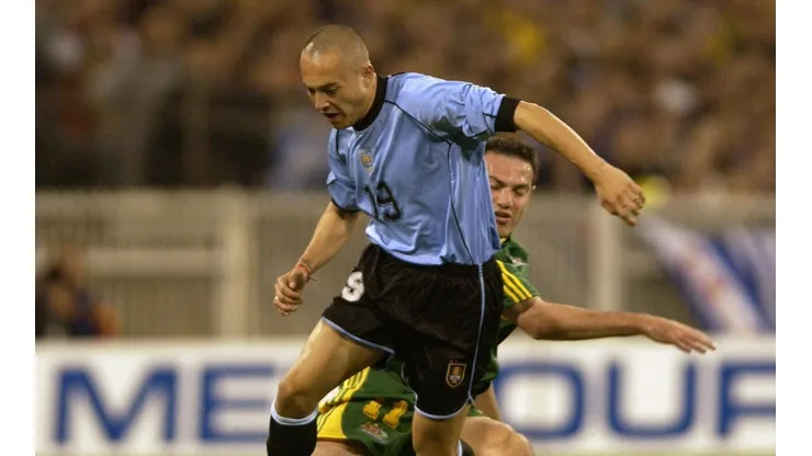Javier Chevantón en la Selección de Uruguay.