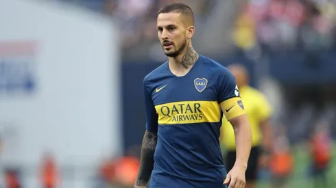 Darío Benedetto con la camiseta de Boca.
