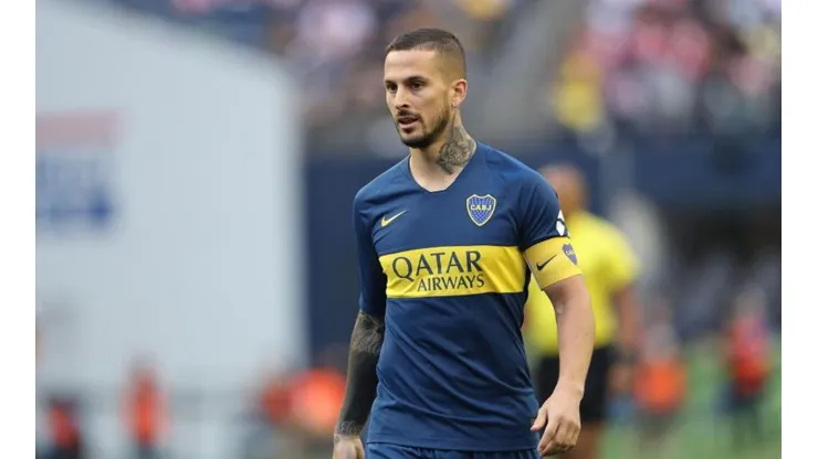 Darío Benedetto con la camiseta de Boca.