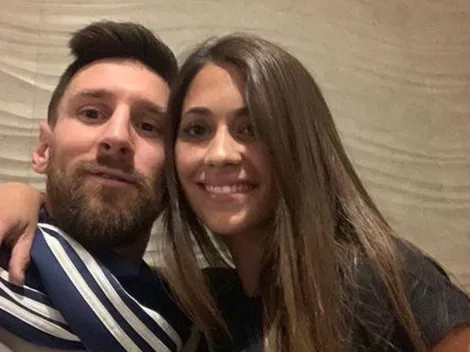 Antonela Roccuzzo le respondió el posteo a Messi con unos emojis que lo dicen todo