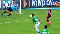 Cepellini tuvo el primero de Nacional contra Lanús y la estrelló contra el palo