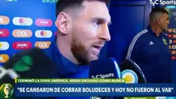 Lionel Messi, literalmente en llamas.