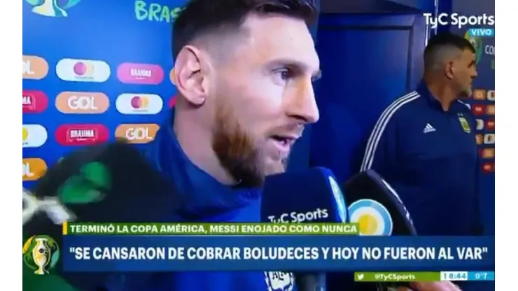 Lionel Messi, literalmente en llamas.