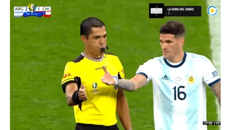 Foto de Leandro Paredes, jugador de Argentina.