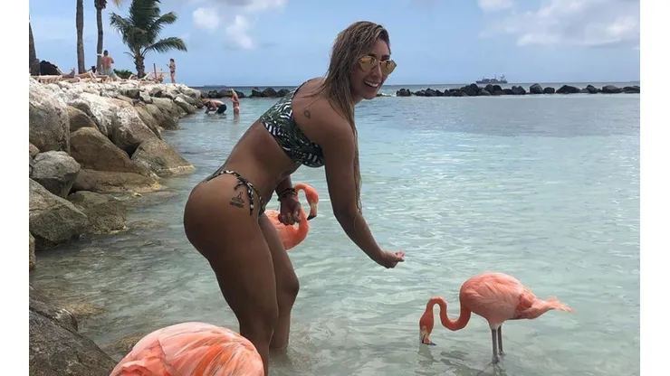 "Contigo el mar es más sabroso": puro amor entre Cindy Álvarez y Mateus Uribe