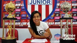 Yoreli Rincón, nueva jugadora del Junior de Barranquilla femenino.