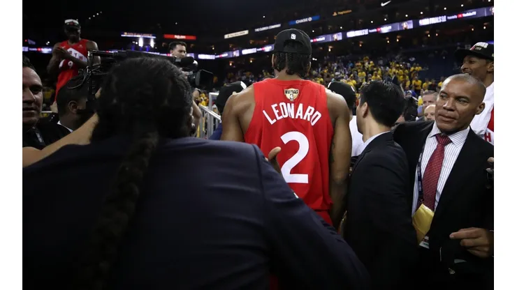Foto del campeón de la NBA.