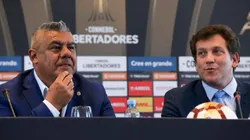 Tapia y Domínguez, presidente de la Conmebol. Eran otros tiempos...