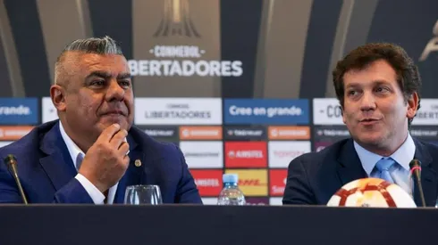 Tapia y Domínguez, presidente de la Conmebol. Eran otros tiempos...