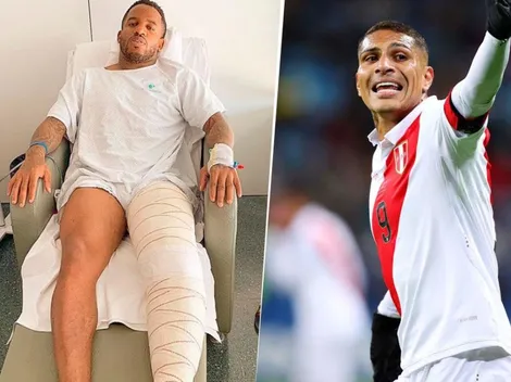 Farfán subió una foto recién operado y Paolo Guerrero le dejó un comentario que la explotó toda