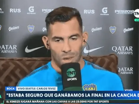 Tevez: "Estaba seguro que ganábamos la final en cancha de River"