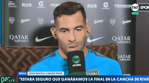 Tevez: "Estaba seguro que ganábamos la final en cancha de River"