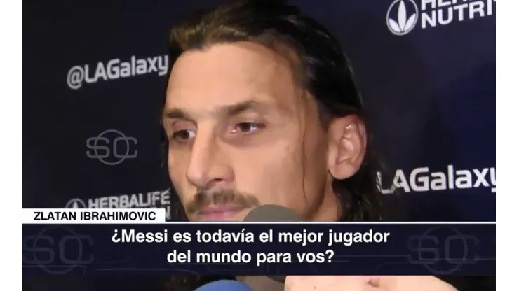 La respuesta de Zlatan Ibrahimovic.