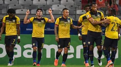 Foto de los jugadores de la Selección de Ecuador.