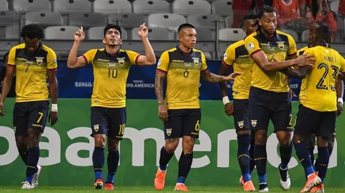 Foto de los jugadores de la Selección de Ecuador.