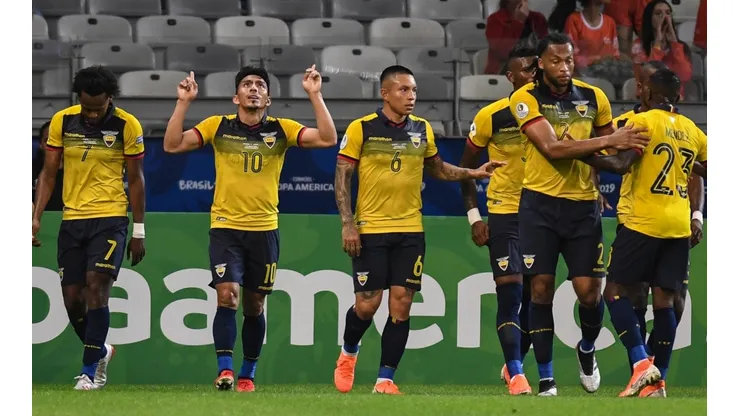 Foto de los jugadores de la Selección de Ecuador.