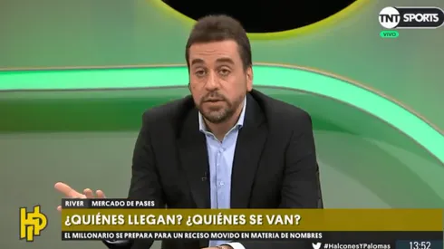 Distasio contó que "si no se da lo de Sosa, River va a tener que vender un jugador" y tiró un nombre