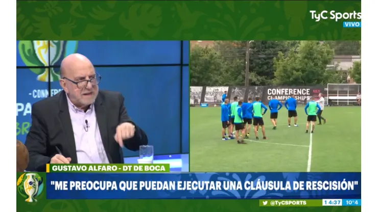 Pagani vio al plantel de Boca: "No tiene ninguna chance de ganar la Copa Libertadores"