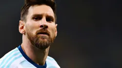 Foto de Lionel Messi, jugador de la Selección Argentina.