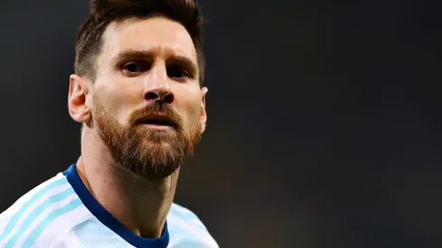 Foto de Lionel Messi, jugador de la Selección Argentina.