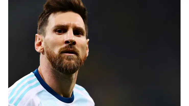 Foto de Lionel Messi, jugador de la Selección Argentina.