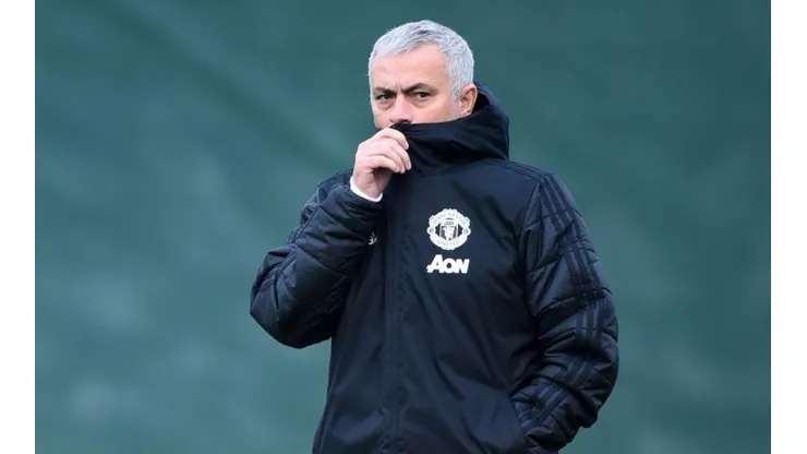 Mourinho, aún en el Manchester United.