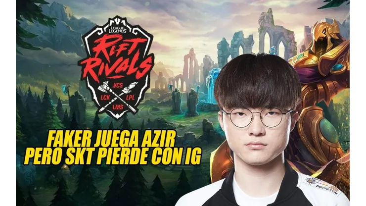 League of Legends: Faker y una jugada magistral con Azir pero IG vence a SKT y acaba con el invicto de la LCK