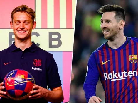 De Jong fue presentado en Barcelona y empezó con el pie derecho: se rindió ante Messi