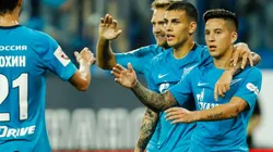 Driussi y Paredes, juntos en el Zenit. (Getty)