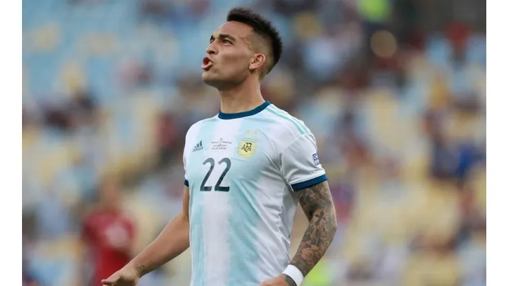 "Levantarse y seguir", el mensaje de Lautaro Martínez después de la derrota ante Brasil