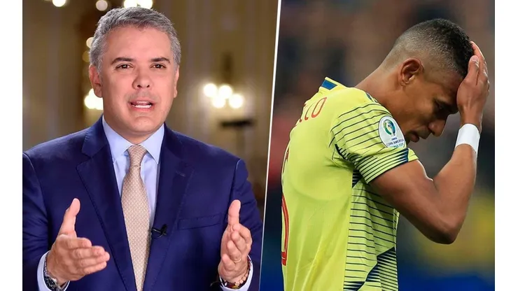 El Presidente Duque llamó a Tesillo después del penal errado contra Chile